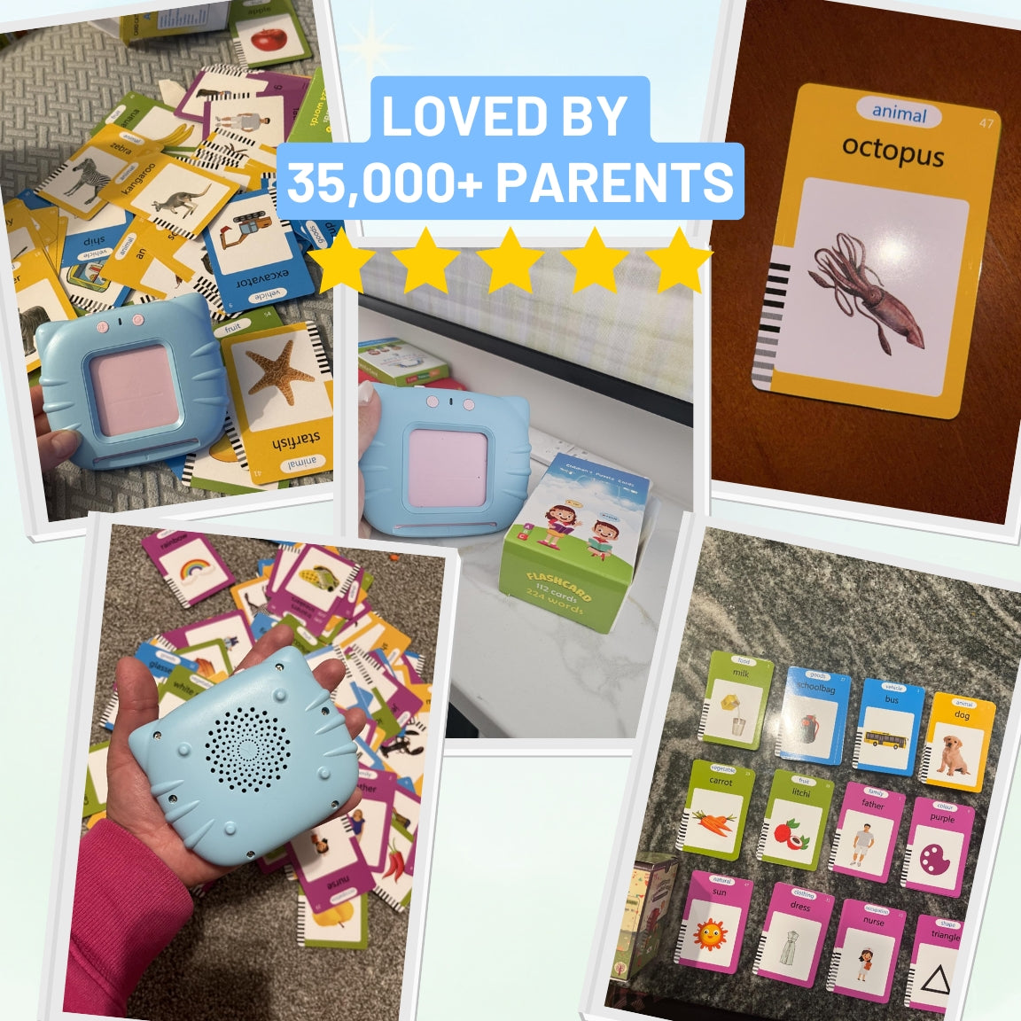 LearnPal™ Talking Flash Cards | Build Verbal Skills Faster