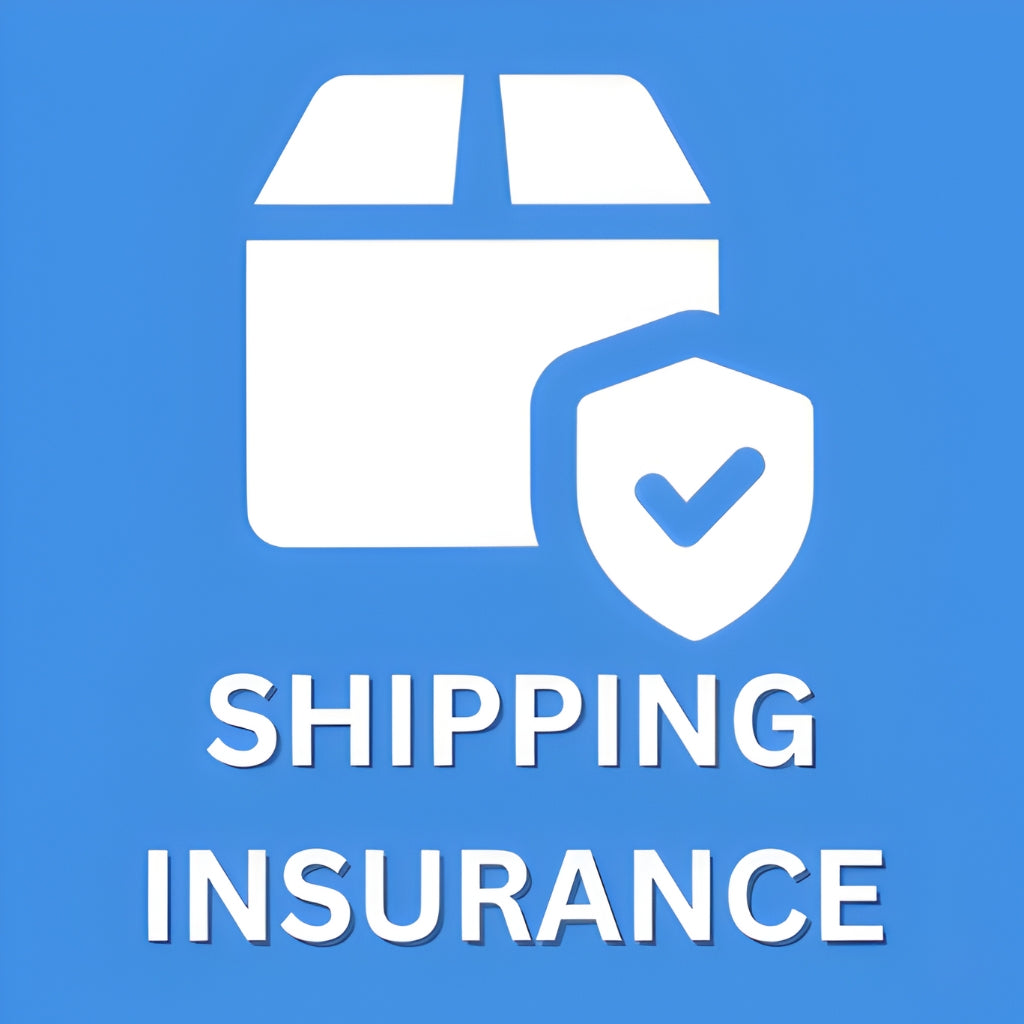 Shipping insurance against damage, loss and theft!