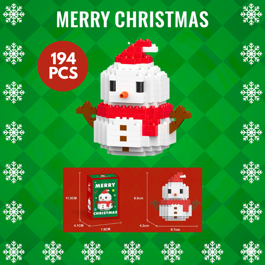 ChristmasBricks™ Snowman Building Set (194pcs)
