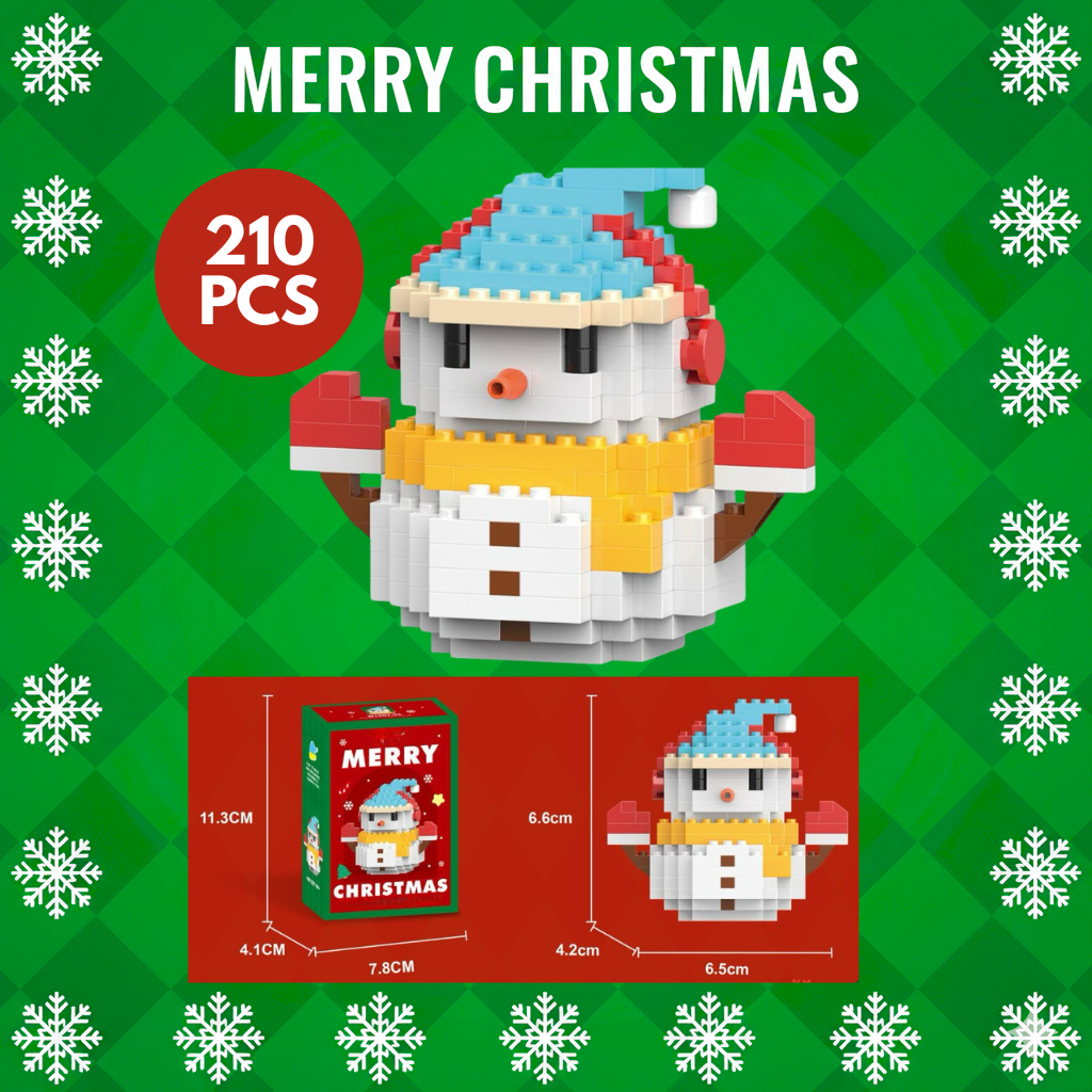 ChristmasBricks™ Winter Snowman Deluxe (210pcs)