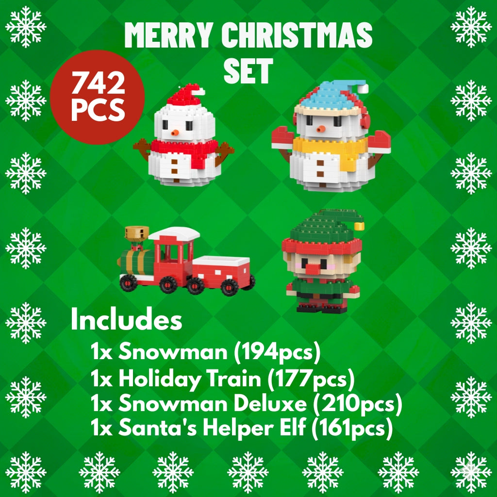 ChristmasBricks™ Complete Holiday Collection (4-Pack)