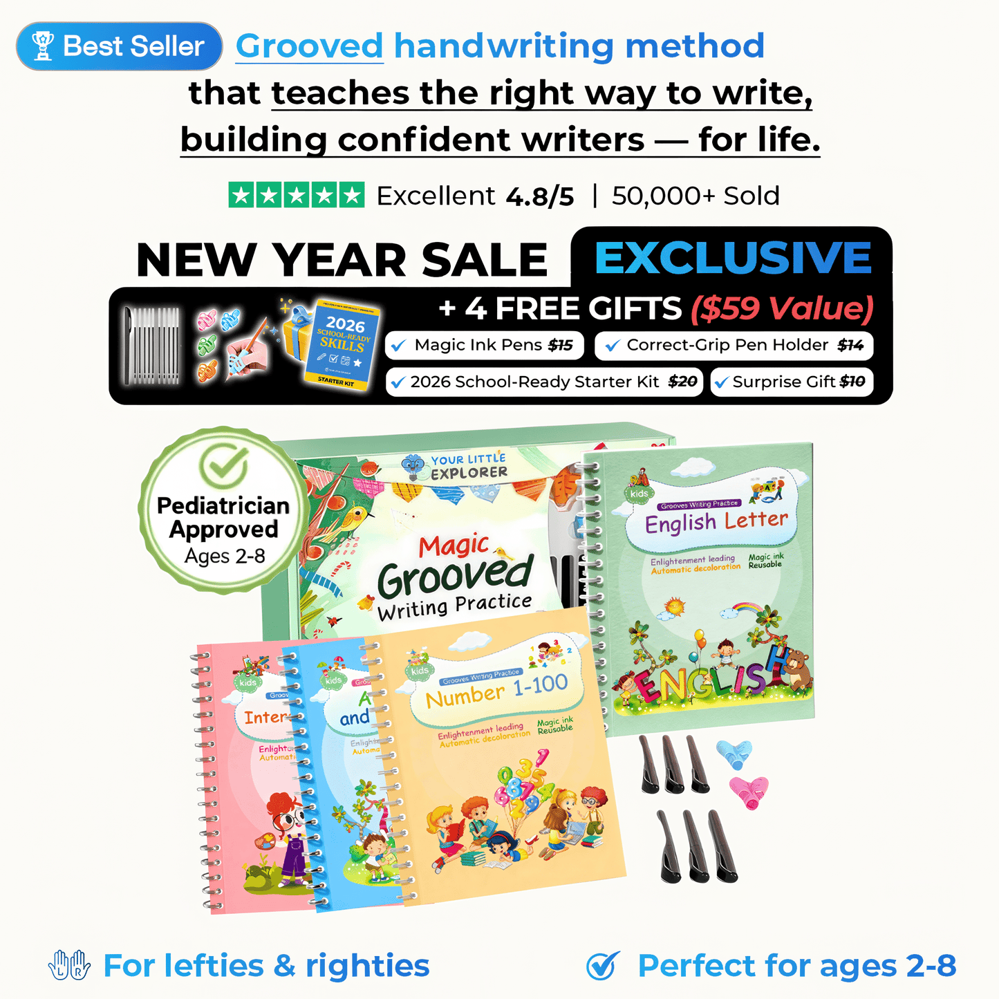 MotorMagic™ Workbooks: Full Set | Watch Them Beg for More Practice TY